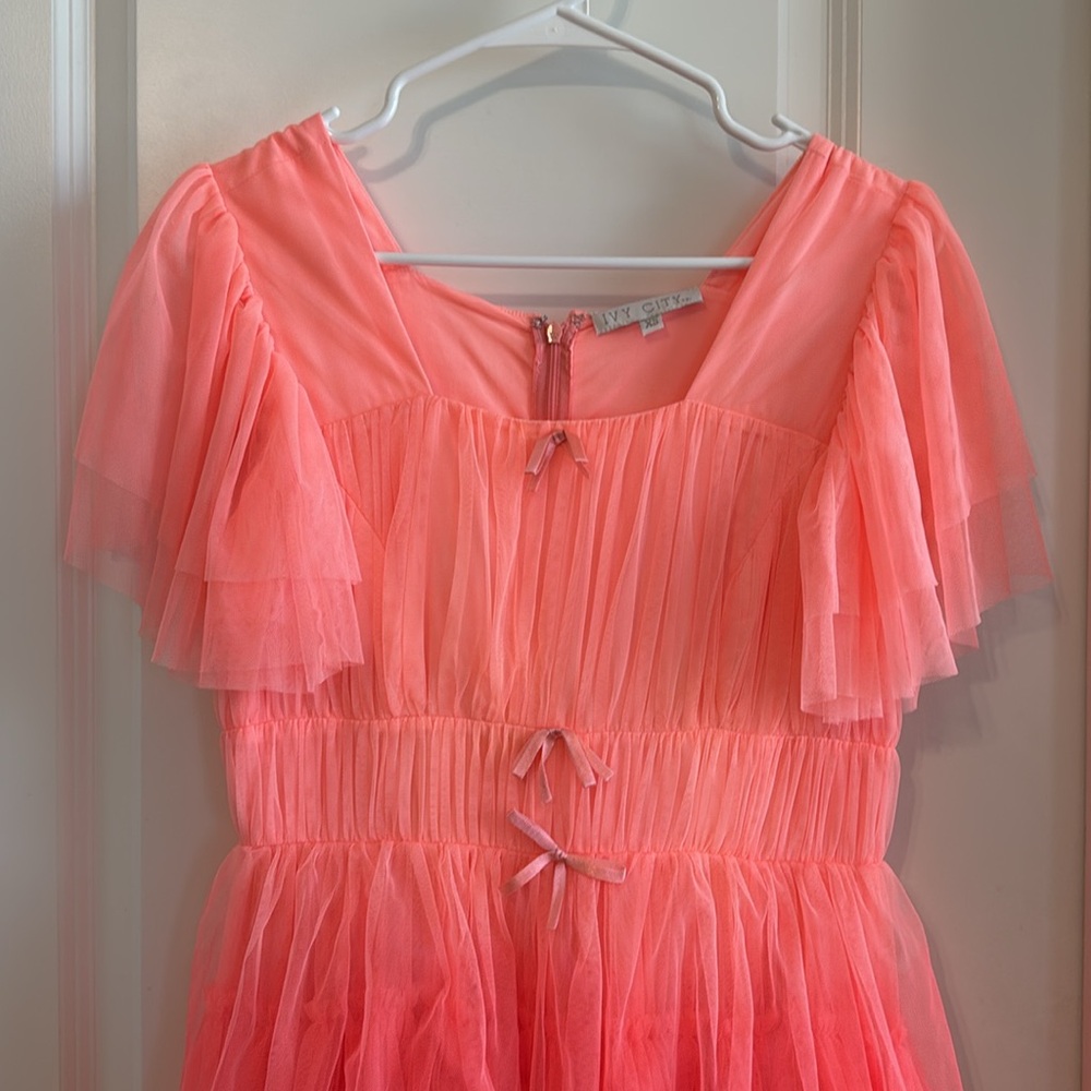 IVY CITY CO. RUFFLE DRESS